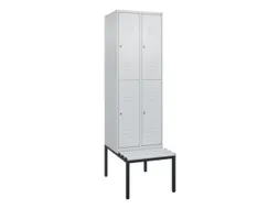 Dubbeldekse dekenkist,HxBxD 2120x600x815mm,2x2vak.,vak B 300mm