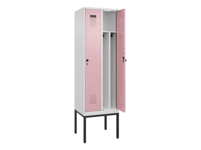 locker voor scheiding van kleding,HxBxD 2120x600x500mm,2vak