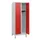 schoollocker,HxBxD 1630x600x500mm,2vak,vak B 300mm,cil.-slot,voeten