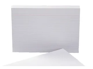 Systeemkaart Aurora 200x150mm lijn met rode koplijn 210gr wit 100 vel - 4
