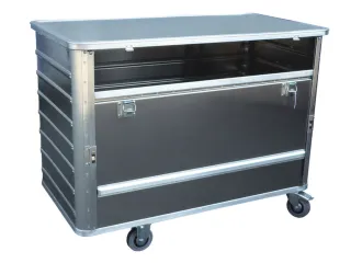 Bakwagens Van Aluminium Met Deksel 250kg 985x930x530mm 355l - 1