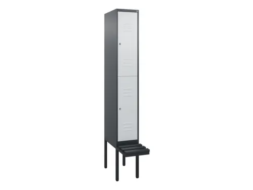 Dubbeldekse dekenkist,HxBxD 2120x300x815mm,1x2vak.,vak B 300mm