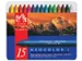Waskrijt Caran d'Ache neocolor-I 15 stuks assorti