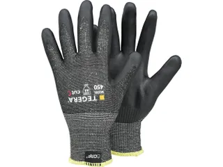 Tegera 450 snijbestendige nitril handschoenen, grijs, maat 7, per 12 p - 1
