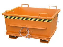 Bodemklepcontainer 721x1040x1200mm 0.50m³ 1000kg Ral2000