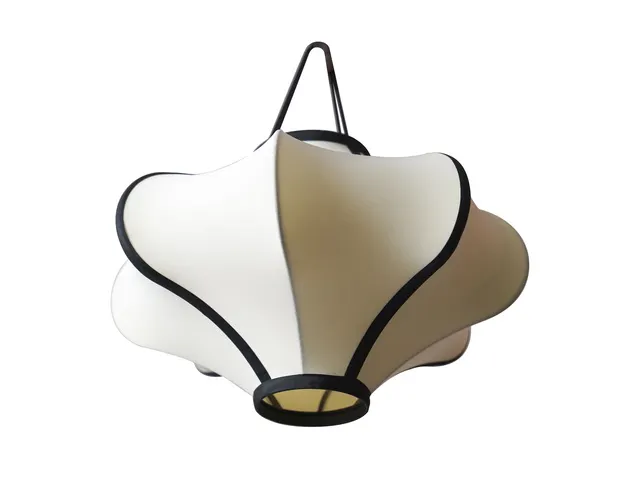 Lanterne Nextime Lumi 40 cm tissu crème