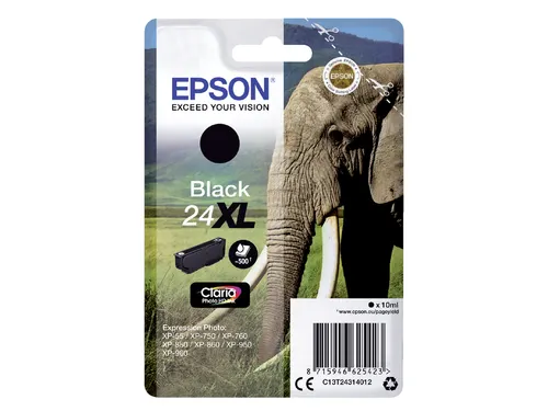 Inktcartridge Epson 24XL T2431 zwart HC C13T24314012