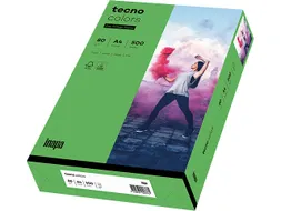 Inapa Tecno colors Gekleurd papier A4 Intens Groen 80 gram 500 vel