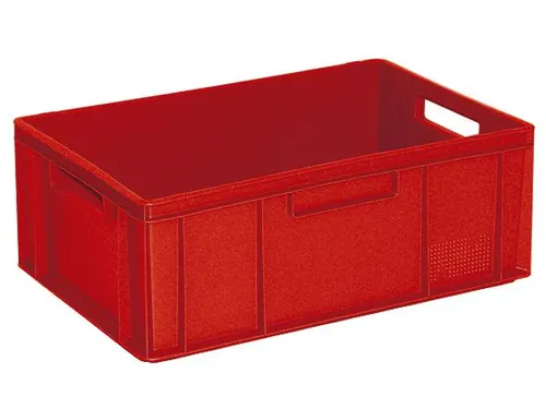 Euronorm Stapelkrat Pe 220x600x400mm 43liter Rood
