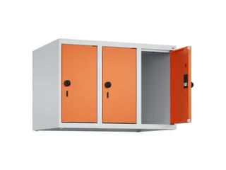 opzetkast,v. locker,3vak.,vak B 250mm,HxBxD 500x750x500mm,vleugeldeur - 2
