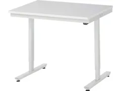 Werkbank elektrisch hoogte verstelbaar 720-1120x1000x800mm wit RAL7035