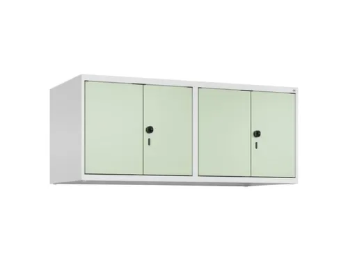 opzetkast,v. locker voor scheiding van kleding,4vak.,vak B 300mm