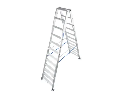 Verrijdbare Boktrap Aluminium L 3 04M 2X12Treden