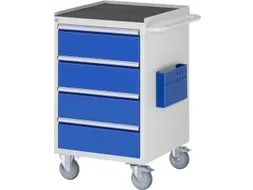 gereedschapswagen 975x580x650mm metaalblad 450kg 4 laden RAL5010