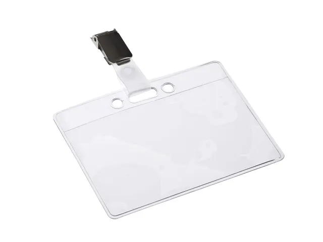 Badge Europel met strip en clip 90x60mm