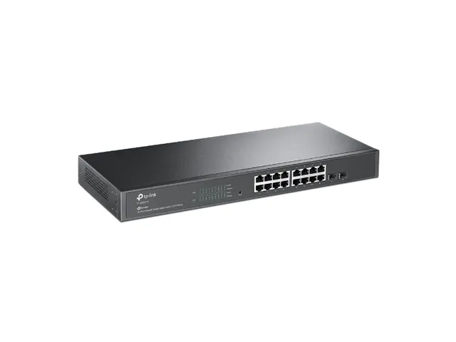 JetStream 16-poorts Gigabit Smart-switch met 2 SFP-poorten