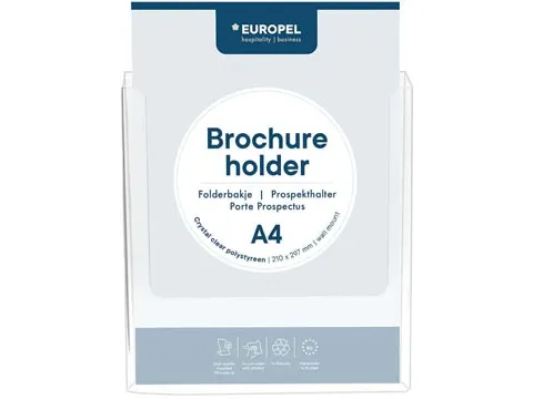 wandfolderhouder A4 transparant