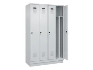 locker voor scheiding van kleding,HxBxD 1950x1200x500mm,4vak - 1