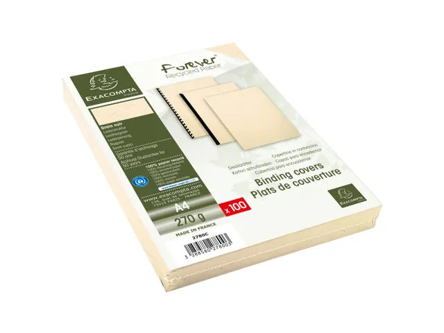 PK100 inbindkaft FOR EVER 270g A4 ivoor