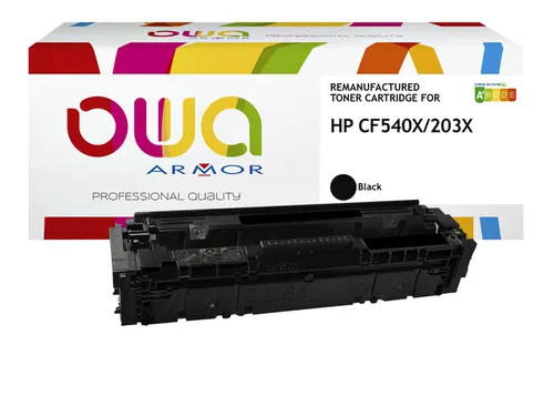 Tonercartridge OWA alternatief tbv HP CF540X zwart