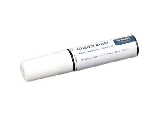 Krijtstift Europel 15mm wit blister 1 stuk