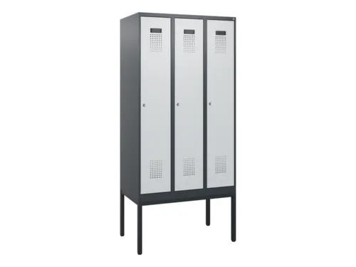 schoollocker,HxBxD 1950x900x500mm,3vak,vak B 300mm,cil.-slot