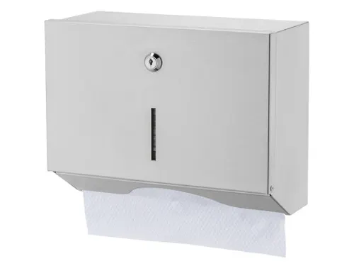Rvs Handdoekdispenser Klein C-vouw Z-vouw