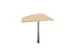 angle de liaison,90 °,HxlxP 720-840x800x800mm,rond,NE-érable
