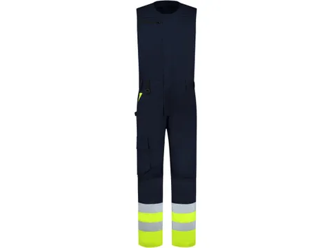 Tricorp 753008 bodybroek, fluo geel/inktblauw, maat 66, per stuk
