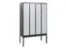 dubbeldekse locker,HxBxD 1950x1200x500mm,4x2vak.,vak B 300mm,cil.-slot