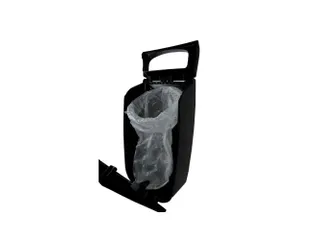 Afvalbak 25 Liter Rvs Kunststof Zwart - 2