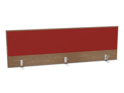 opzetpaneel,v. bureau,aanbouw achter,B 1800mm,NT-cherry,BN4011-rood