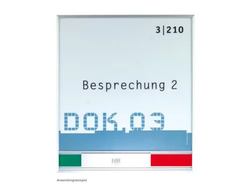 Deurbordje Newage Vrij-/bezet-weergave173x150x6mm Aluminium Profiel