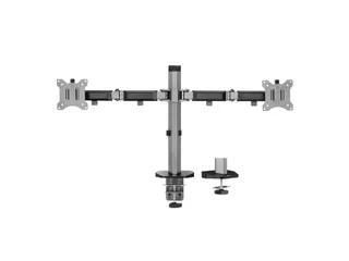 Monitorarm ACT office 2 schermen zilver - 1