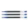 Rollerpenvulling Hi-Tecpoint V5 RT 0.5mm Fijne punt Blauw