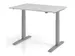 Bureau assis-debout électrique 700-1200x1200x800mm gris/argenté