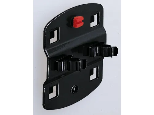gereedschapsklem,v. perfoplaat,dubbel,Ø 16mm,RAL7016