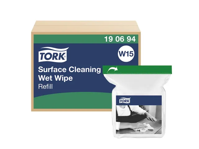 Tork 190694 Surface Cleaning Vochtige Reinigingsdoeken Navulling W15