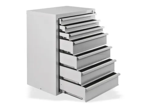 ladekast,HxBxD 900x700x435mm,7lade(n),volledig uittrekbaar