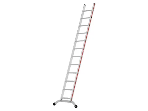 échelle d'appui à un côté 12marches renforcées lisse L 3 22m alu