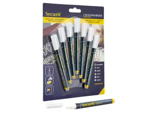 Krijtstift Securit Sma-100 Rond 1-2mm Wit 7 Stuks - 6