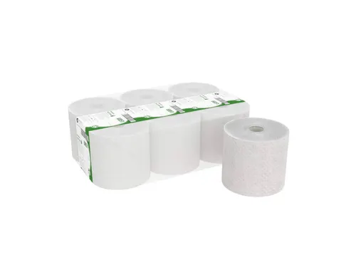 Hostess Natura handdoekrol 2-laags naturel 140m/20cm 6 rollen
