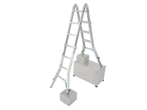 multifunctionele telescoopladder,4x4,sporten,balk L 4,2m,aluminium