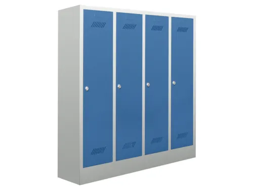 lockerkast v. kinderen,HxBxD 1600x1230x500mm,RAL7035,front RAL5012