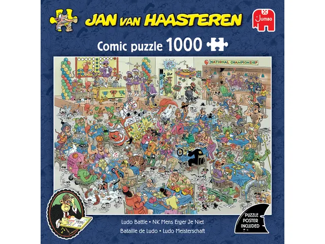 Jan van Haasteren NK Mens Erger Je Niet 1000 stuks