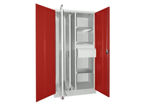 verticale kast,HxBxD 1950x1000x600mm,RAL7035,front RAL3000