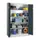 Vouwdeurkast 1950x1200x600mm 4legborden Verzinkt Ral7035 Front Ral7016