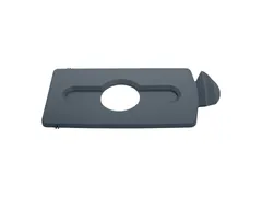 Deksel Rubbermaid Slim Jim Recyclestation inwerpopening voor flesjes e