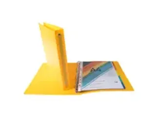 OUTLET Ringmappe PP OPAK A4+ 4R 30mm geel - 1
