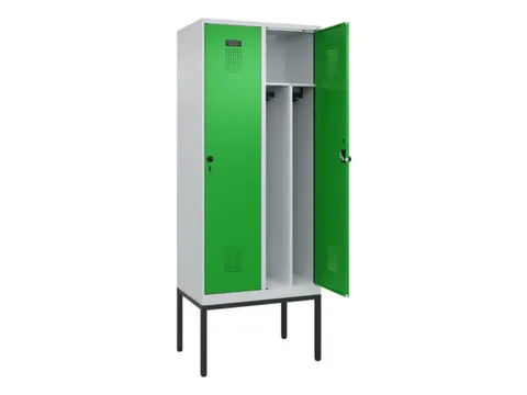locker voor scheiding van kleding,HxBxD 2120x800x500mm,2vak